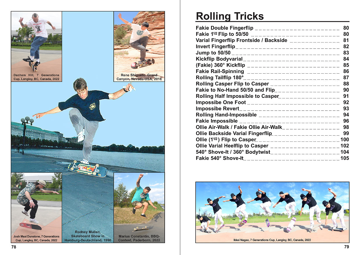 Skateboard Buch Freestyle Teil-2