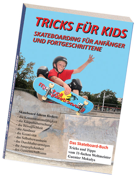Skateboard-Komplettpaket:-1: Boards +Schutzset+Tool+Buch
