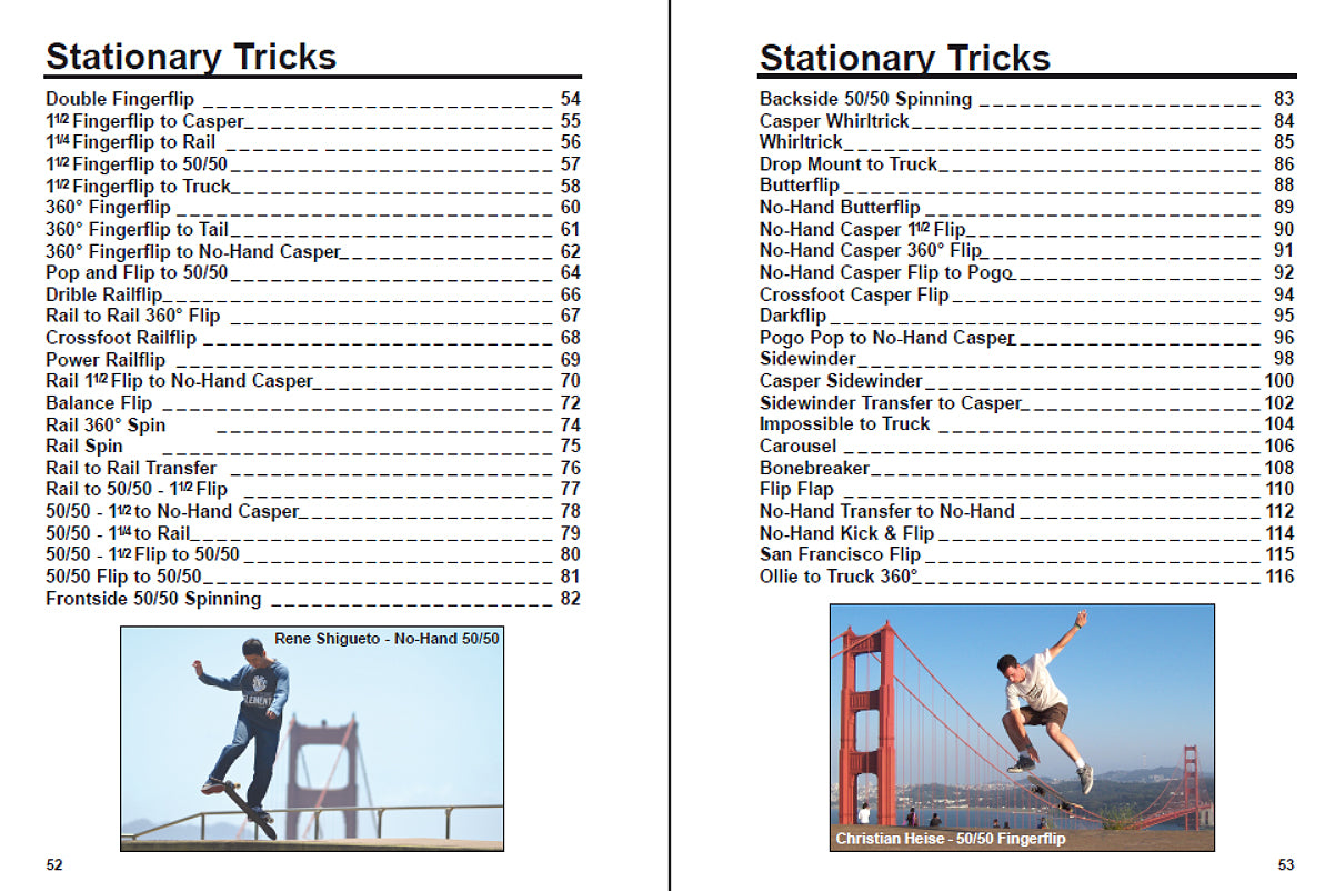 Skateboard Book Freestyle Part-1 Englisch!
