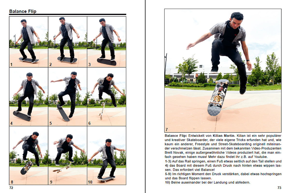 Skateboard Buch Freestyle Teil-1